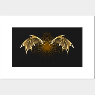 Mechanical Dragon Wings ( Steampunk ) Posters and Art